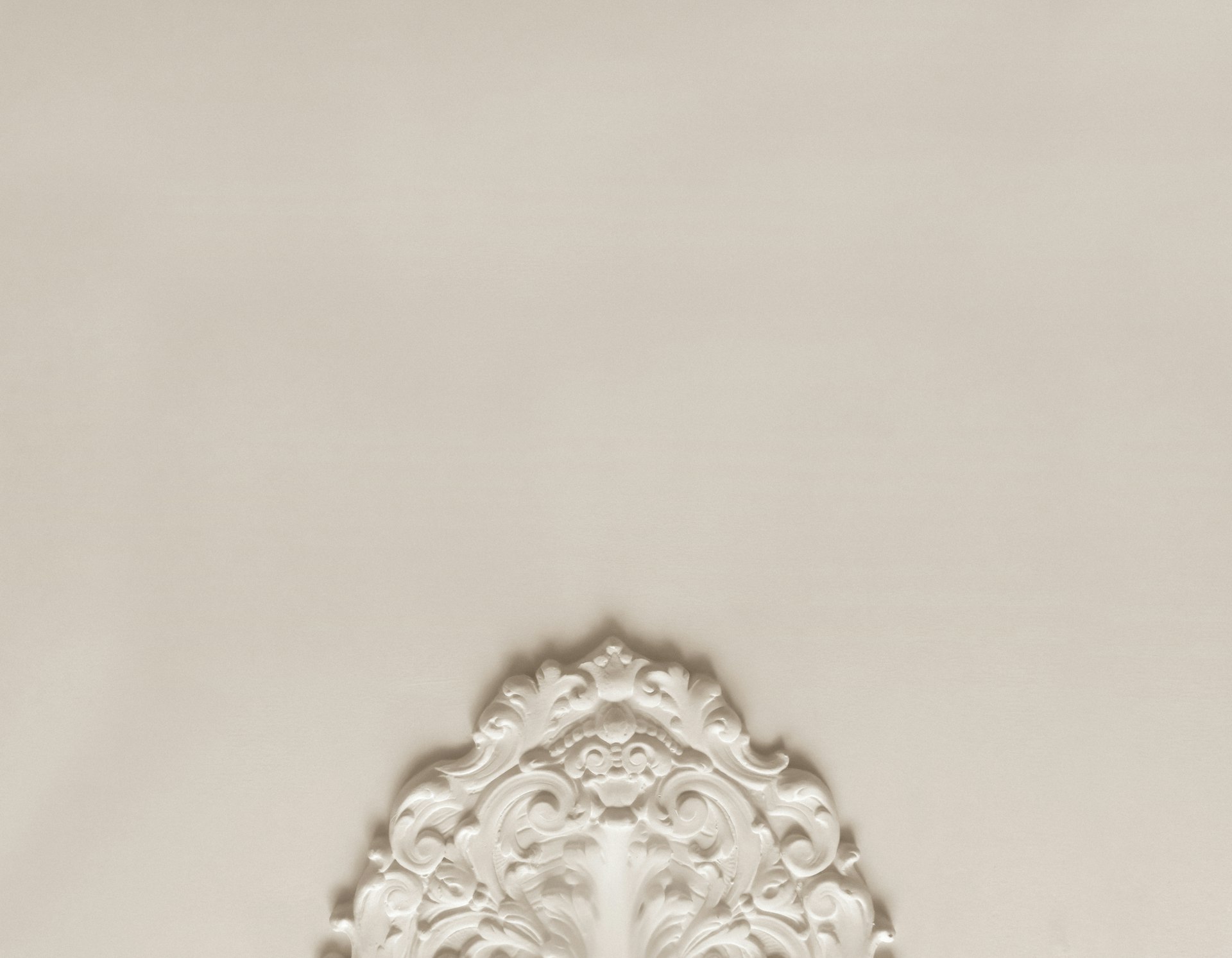 white and gray floral textile